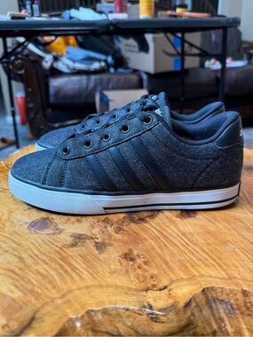 Adidas Daily K Black Denim Sneakers Kids/Men 5.5 /Women 7